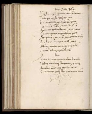 P. Ovidius Naso: Versus de Virgilio