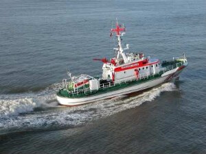 Seenotrettungskreuzer vor Cuxhaven
