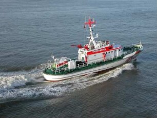 Seenotrettungskreuzer vor Cuxhaven