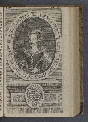 Effigies Ianae Graiae Henrici VIII Proneptis ex Sorore.