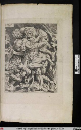 Hercules im Kampf mit den Pygmäen.