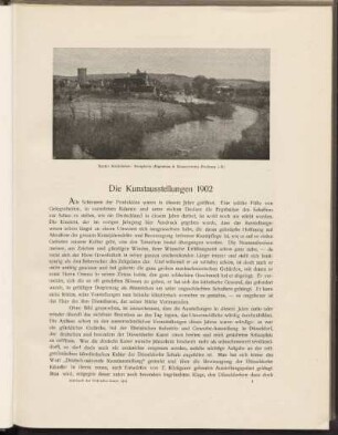 Kunstausstellungen 1902