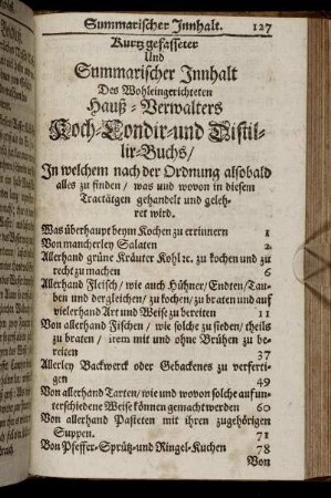 Kurtz gefasseter Und Summarischer Innhalt[...]