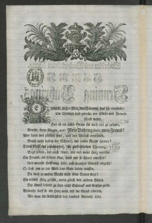 [Trauergedicht auf den Juristen Henning Bühring.]