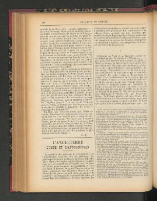 L'Angleterre L'Inde et L'Afghanistan.