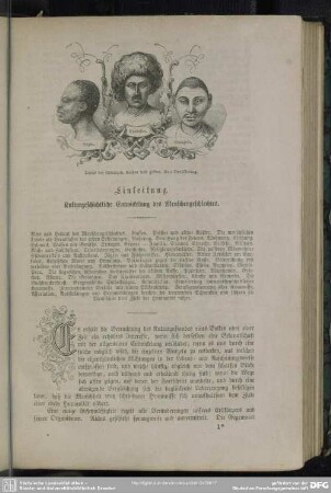 Einleitung. Kulturgeschichtliche Entwickelung des Menschengeschlechtes