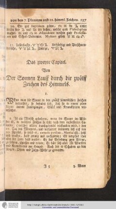 Von der Sonnen Lauff durch die zwölff Zeichen des Himmels