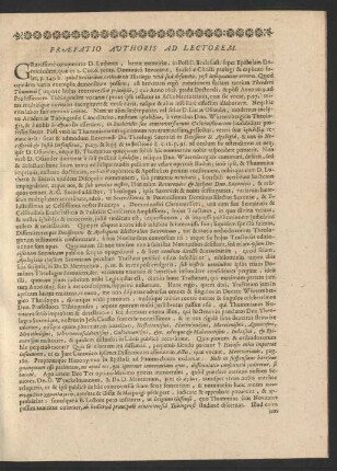 Praefatio Authoris Ad Lectorem.