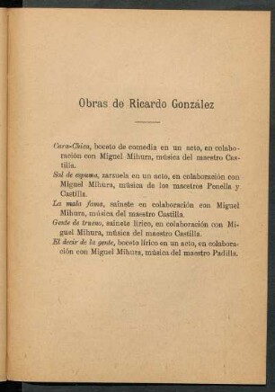 Obras de Ricardo González