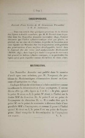 Rectification [X.A.]