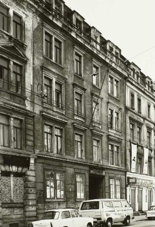 Dresden-Neustadt, Görlitzer Straße 7. Wohnhaus (1881). Straßenansicht