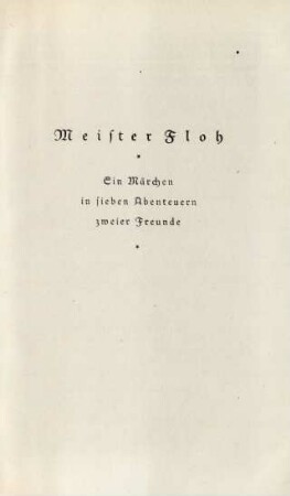 Meister Floh