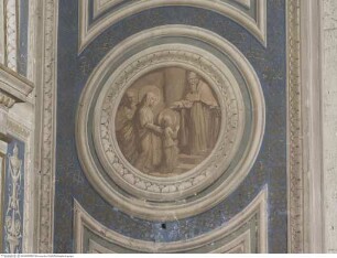 Fresken in der Cappella di Sant'Anna, Szenen aus dem Marienleben, Tempelgang