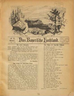 Das bayerische Hochland. 4. 1889