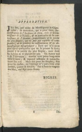 Approbation