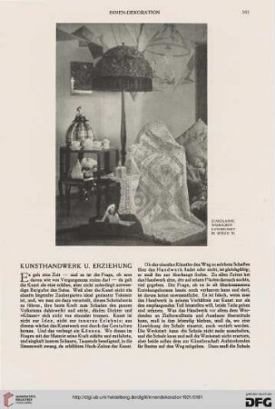 32: Kunsthandwerk u. Erziehung