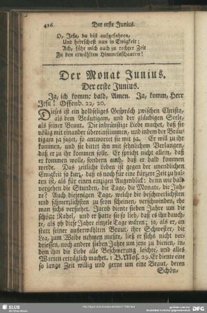 Der Monat Junius