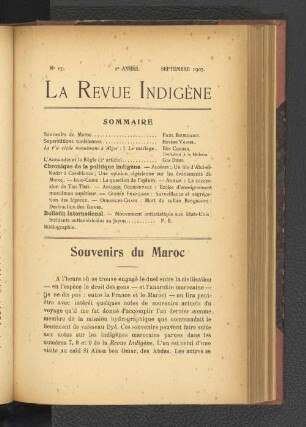 Souvenirs du Maroc.