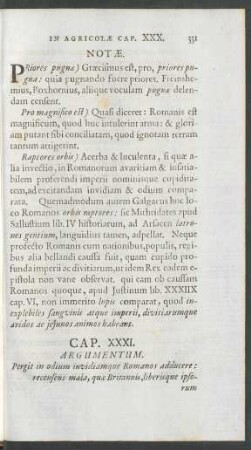 Cap. XXXI.