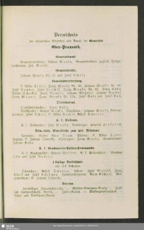 Gemeinde Ober-Prausnitz