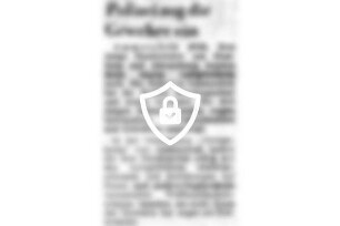 Polizei zog die Gewehre ein