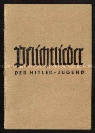 Pflichtliederbuch für die Hitlerjugend