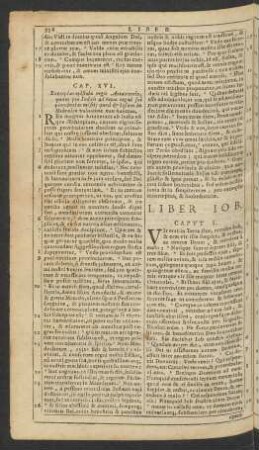 Liber Iob.