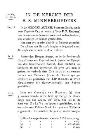 In De Kercke Der S. S. Minnebroeders