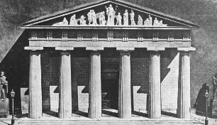 Kopenhagen, Liebfrauenkirche (Vor Frue Kirke), Portikus Hansen, C.F.
