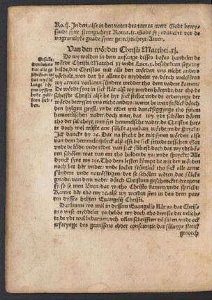Van den wörden Christi Matthei .xi.