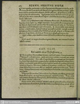 Cap. LIII. Rei cautio circa Defensionem