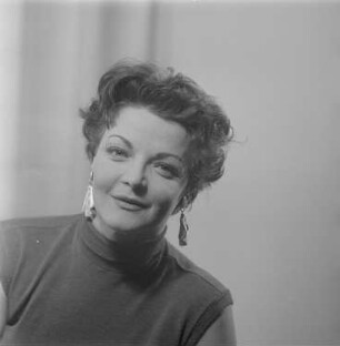 Porträt der Schauspielerin Ursula Meißner : Porträt von Ursula Meißner