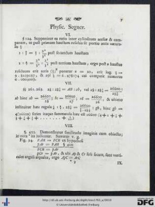 Physic. Segner.