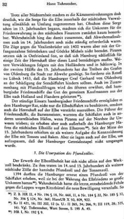 5. Die Usurpation des Pfundzolles.