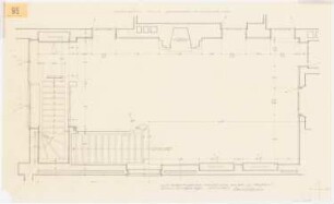 Herrenhaus Hohenborn bei Kassel Umbau: Halle: Grundriss 1:10