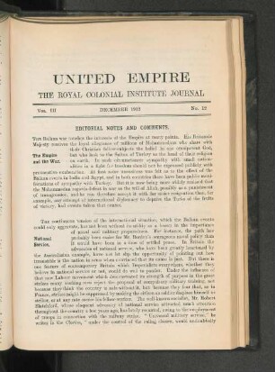 The Empire and the War.