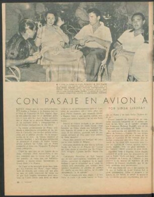Con pasaje en avión a retropropulsión