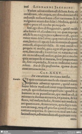 Cap. XXXV. De curatione tertianae nothae
