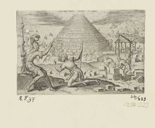 Turmbau zu Babel, Blatt 14 der Folge "Genesis"