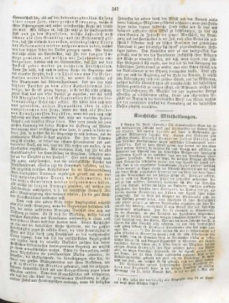 247-248 Kirchliche Mittheilungen