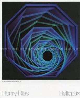 Werbeschrift für die Fotoausstellung "Helioptix" von Henry Ries - Nachlass