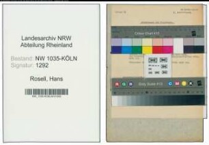 Entnazifizierung Hans Rosell , geb. 29.01.1889 (Prokurist)
