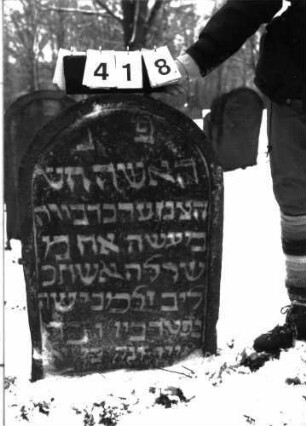 Grabstein 418