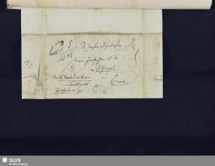 2a) Brief Ludwig August Gärttner an A. W. Schlegel; dat. Stuttgart, 20.05.1841.