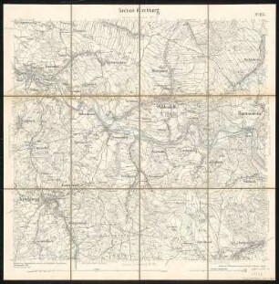 Äquidistantenkarte 125 : Section Kirchberg, 1895 : Section Kirchberg. - 1:25000. - Leipzig: Giesecke & Devrient, 1895. - 1 Kt.
