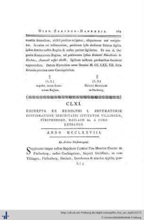 CLXI - CLXXX.