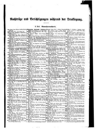 Nachträge und Berichtigungen während der Drucklegung