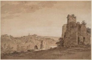 An der Stadtmauer in Rom