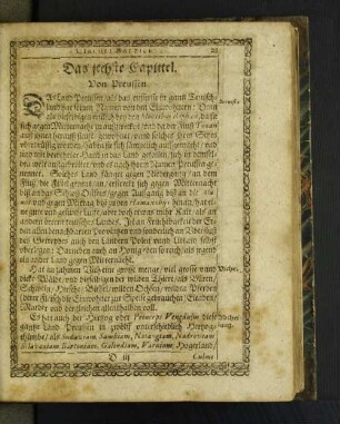 [Das sechste- eilffte Capittel.]