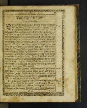 [Das sechste- eilffte Capittel.]
